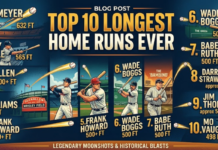 Top 10 Longest Home Runs Ever Top 10 Longest Home Runs Ever