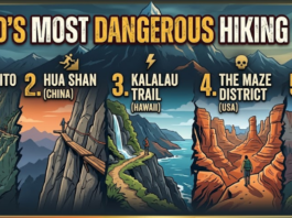 WORLD’S MOST DANGEROUS HIKING TRAILS WORLD’S MOST DANGEROUS HIKING TRAILS