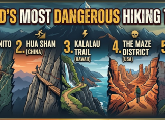 WORLD’S MOST DANGEROUS HIKING TRAILS WORLD’S MOST DANGEROUS HIKING TRAILS
